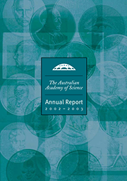 Annual Report 2002-2003 | Australian Academy Of Science