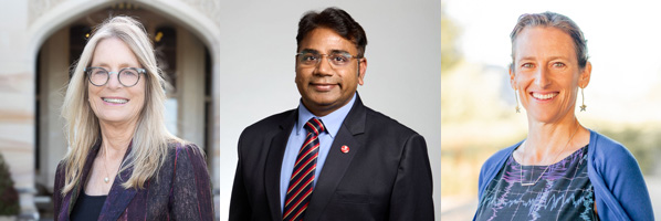 Professor Helen Christensen, Professor Rajeev Varshney and Professor Tamara Davis