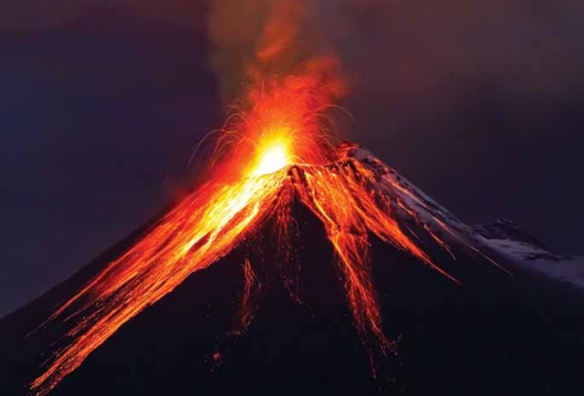 Volcanic eruption