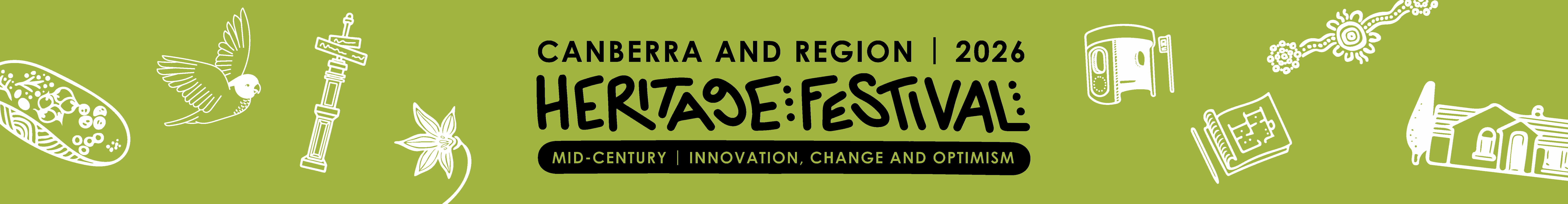 Canberra and Region Heritage Festival banner