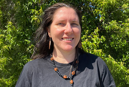 Elina McGuire-Douglas smiles at the camera