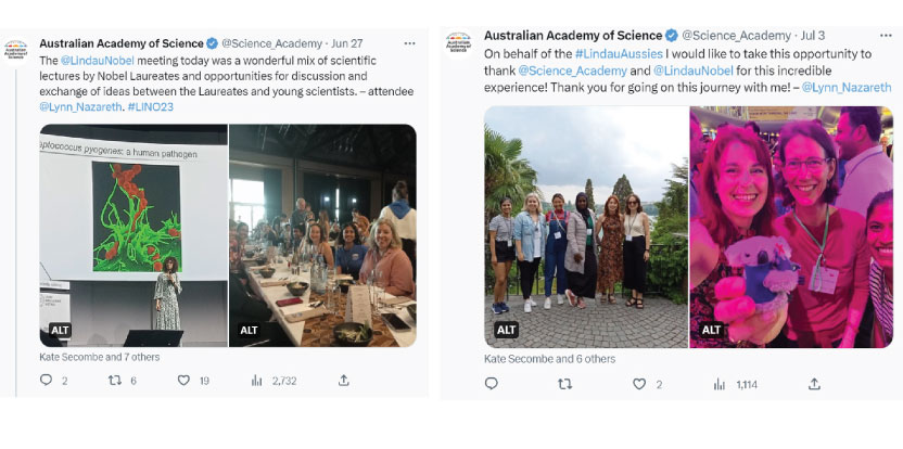 Young Australian scientists learn from Nobel Laureates at 72nd Lindau Meeting