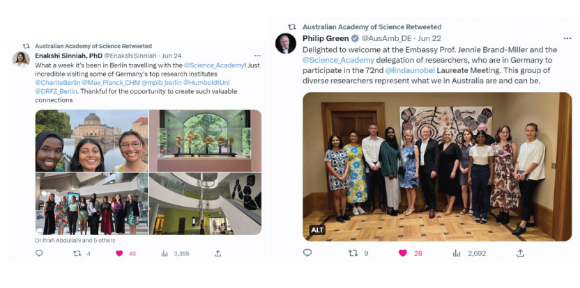 Young Australian scientists learn from Nobel Laureates at 72nd Lindau Meeting