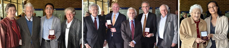 Awardees meet the donors who support their medals