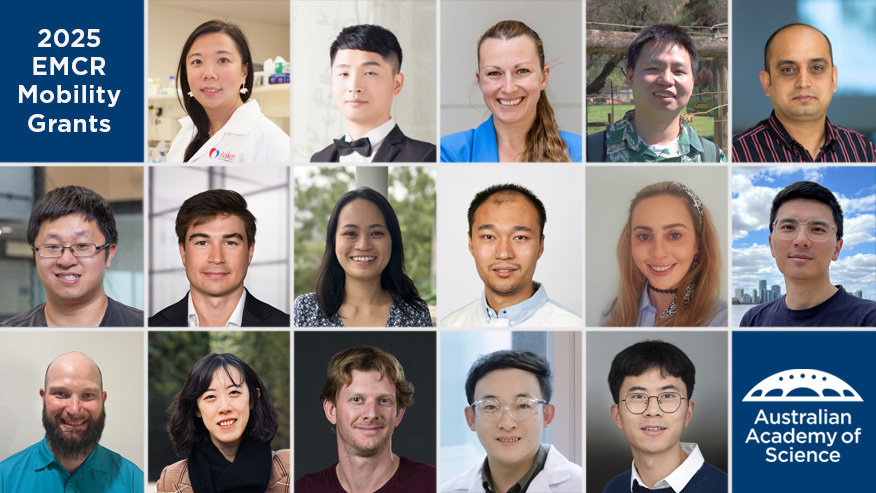 Recipients awarded 2025 Early-and Mid-Career Researcher Mobility Grants for outstanding research