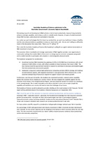 Position Statement - Australia's scientific leadership in Antarctica and the Southern Ocean