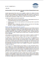 Submission—Food and Beverage Manufacturing in Australia