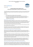 Submission—House Inquiry into plastic pollution in Australia’s oceans and waterways