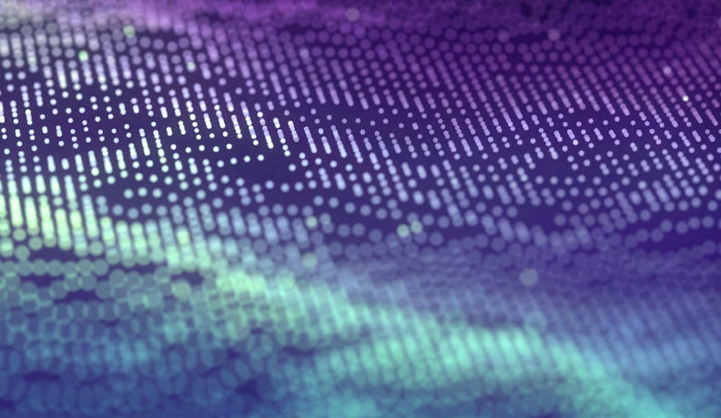 Purple and blue abstract pattern