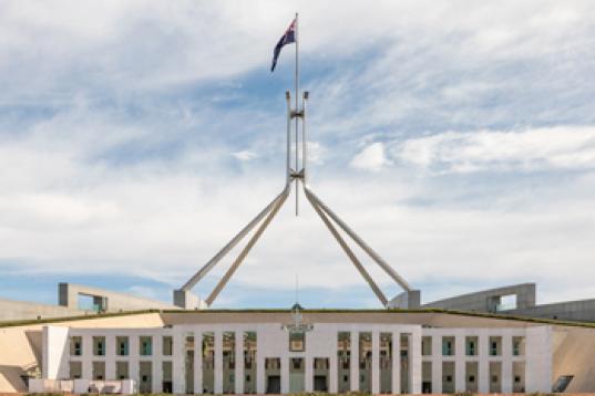 Parliament House in Canberra